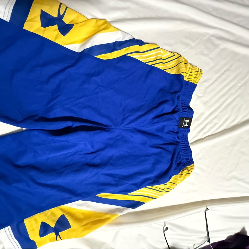 Under Armour Blue and White Sports Shorts